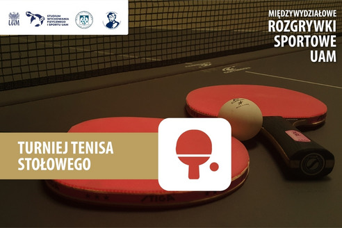 Turniej tenisa stołowego - zapisy do 5 maja 2026