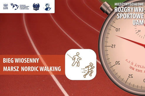 Bieg wiosenny i marsz z kijkami nordic walking - zapisy